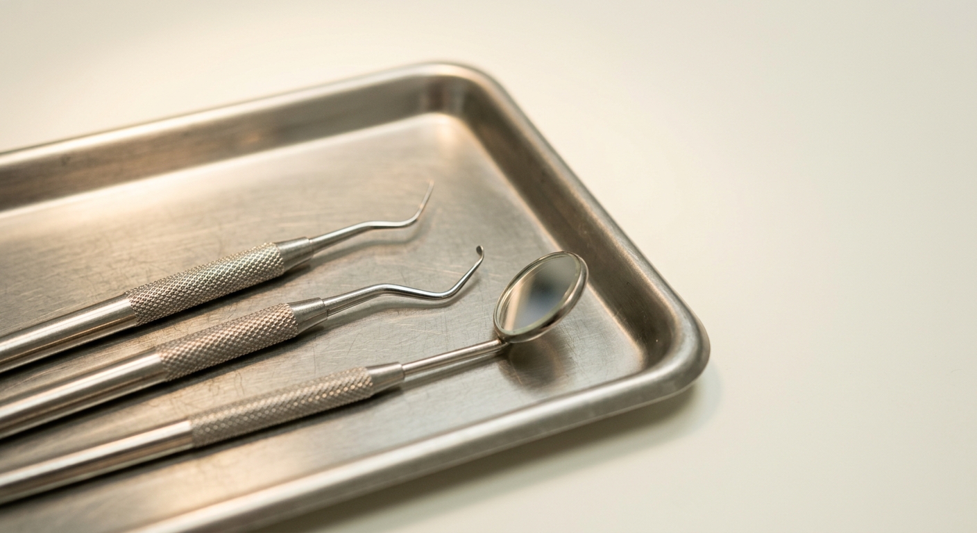 Instrumental profesional para limpieza dental preventiva