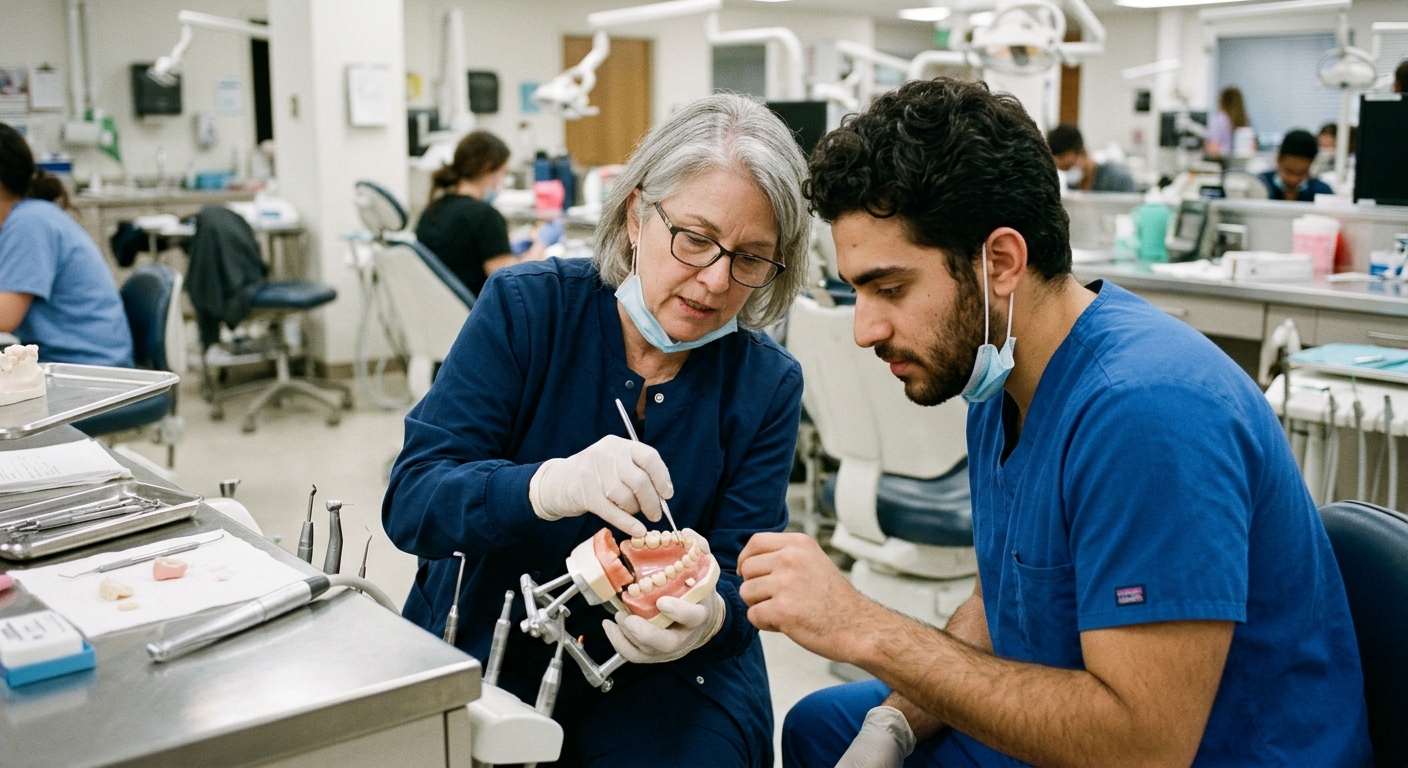 Formación y atención en clínica universitaria de odontología
